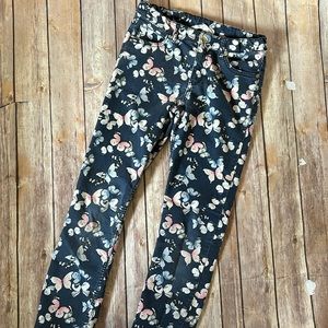 Girls butterfly jean pants